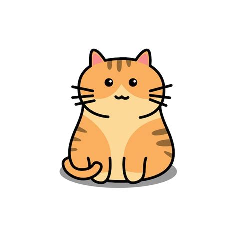 Premium Vector Cute Orange Cat Cartoon