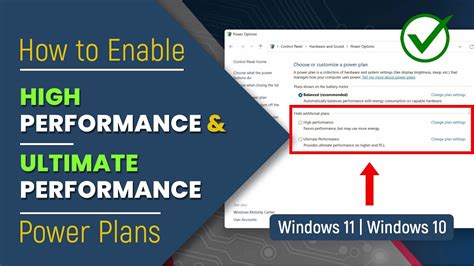 How To Enable Missing High Performance Ultimate Performance Power