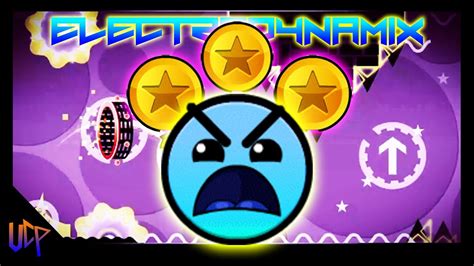 Electrodynamix All Coins Gameplay By Hawkbit Geometry Dash Youtube