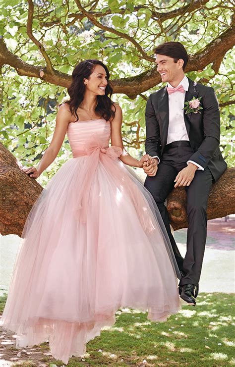 Pakaian Dres Couple Pink FAIRY TALE WEDDING WITH A PINK VERA WANG