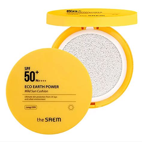 the SAEM ECO EARTH POWER Кушон солнцезащитный SPF 50+ PA+++ | 15г | ECO ...