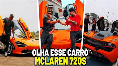 ESSE É O NOVO CARRO DO RENATO GARCIA Uma mclaren 720s YouTube