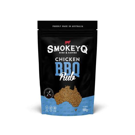 Chicken Bbq Rub Pouch Smokeyq Australia