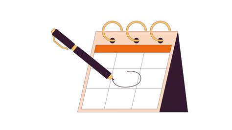 Please Mark Your Calendar Stock Video Footage for Free Download