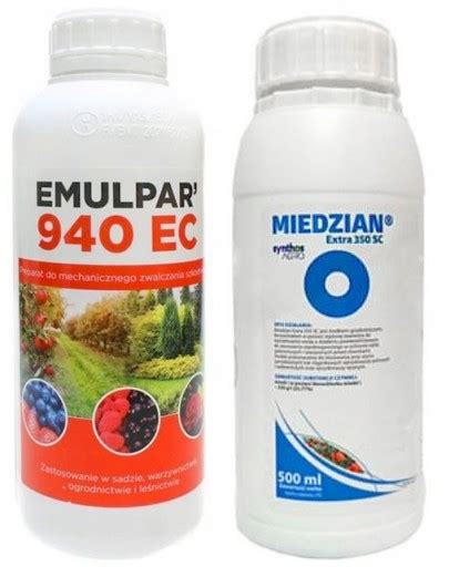 EMULPAR 940EC 1L MIEDZIAN EXTRA 350SC 500ml 2W1 CHOROBY I SZKODNIKI