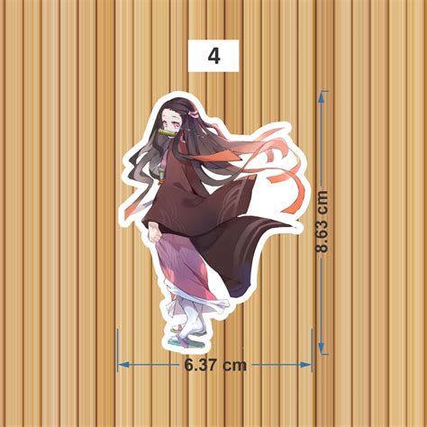 Jual Sticker Anime Kimetsu Charater Nezuko Anime Fanart Kimetsu No