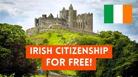 How To Get Irish Citizenship For Free Ireland Passport Youtube