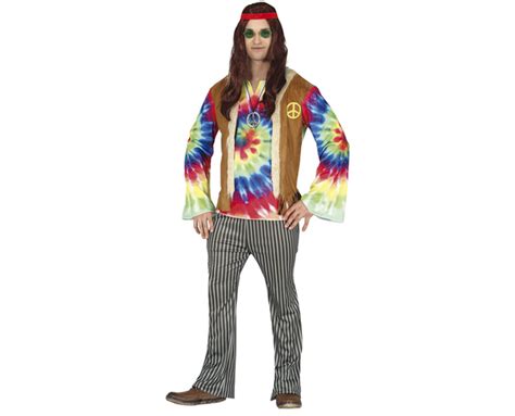 Hippie Kostuum Heren Gekleurd Partywinkel