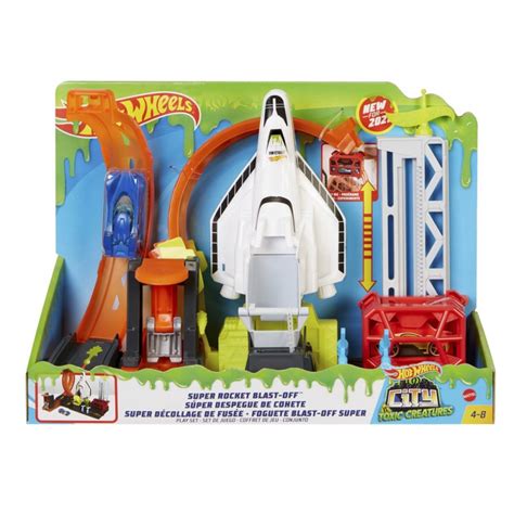 Hot Wheels Zestaw Torów SUPER PROM KOSMICZNY Autko GTT