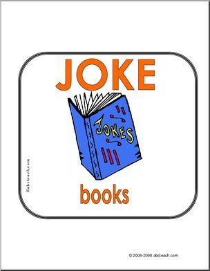 Sign: Books by Genre – Joke Books – Abcteach