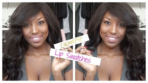 Nude Pink Colourpop Ultra MatteLiquid Lipswatch Brown Dark Skin Women YouTube