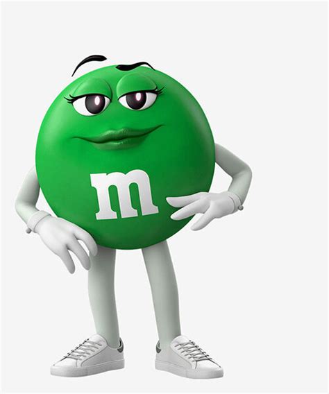 green M&M's character swaps iconic go-go boots for sneakers in recent ...