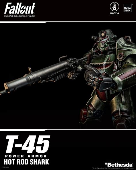 Threezero Fallout T Hot Rod Shark Power Armor The Toyark News