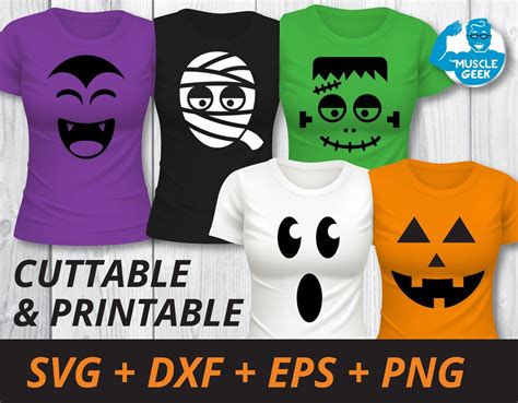 Halloween SVG Bundle Cricut Svg Dxf Png Eps Pumpkin, Frankenstein ...