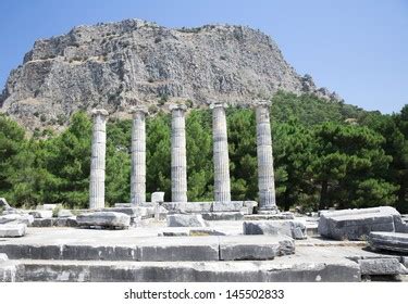 Ruins Ancient City Priene Turkey Stock Photo 145502833 | Shutterstock