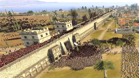 Massive Roman Siege Of Athens Total War Rome 2 Youtube