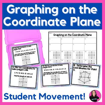 Coordinate Plane Graphing Task Cards Digital And Printable Activity