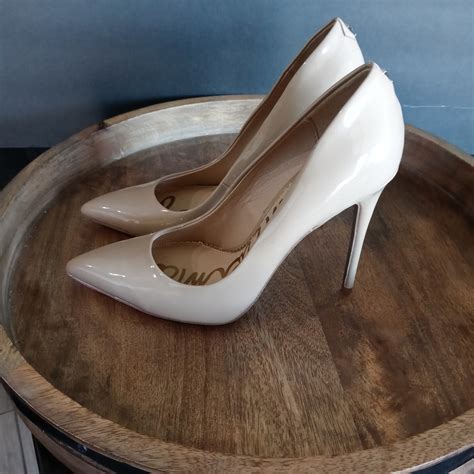 Sam Edelman Danna Nude Pointy Toe Pumps Gem