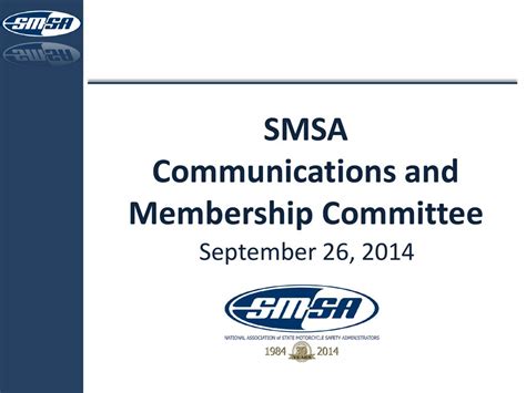 Smsa Communications And Membership Committee Ppt Download