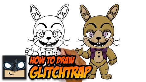 How To Draw Glitchtrap Fnaf Vr Youtube