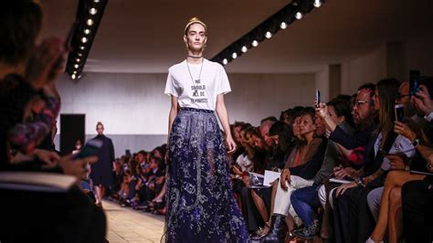 Dior Debuts Feminist T Shirt At Spring 2017 Fashion Show Vogue