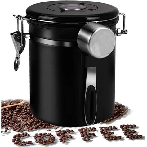 Stainless Steel Airtight Coffee Container Brewberry