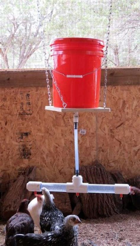 Handy Automatic Chicken Waterer Practical 4 Step Project Chicken Diy