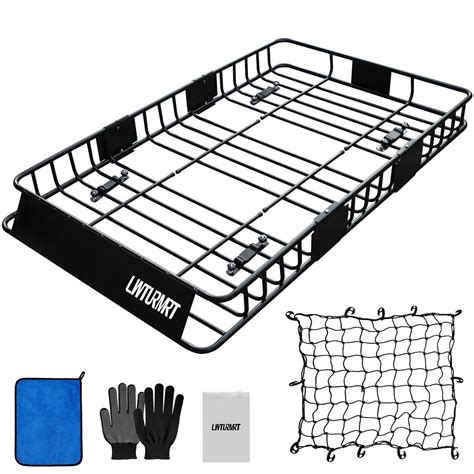 Buy 64 X 39 Inch Universal 300LB Heavy Duty Roof Rack Cargo With Cargo