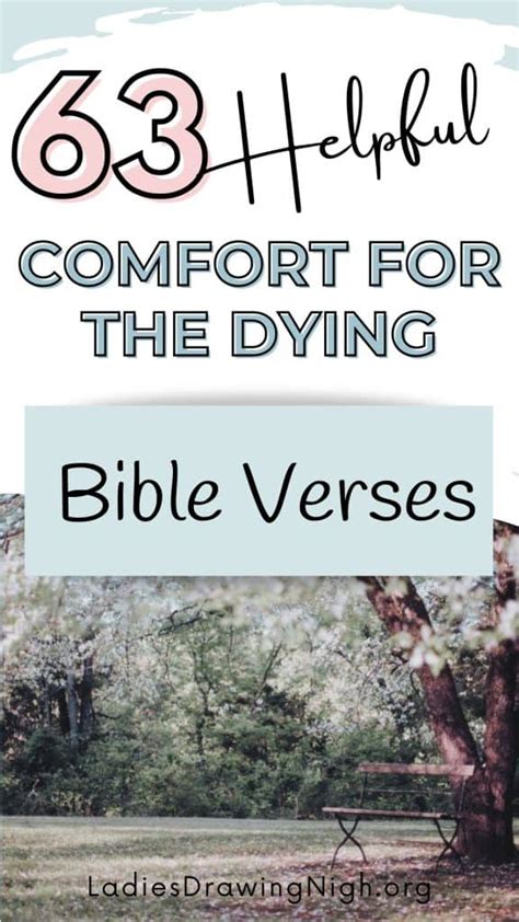 63 Comforting Bible Verses for the Dying - Ladies Drawing Nigh