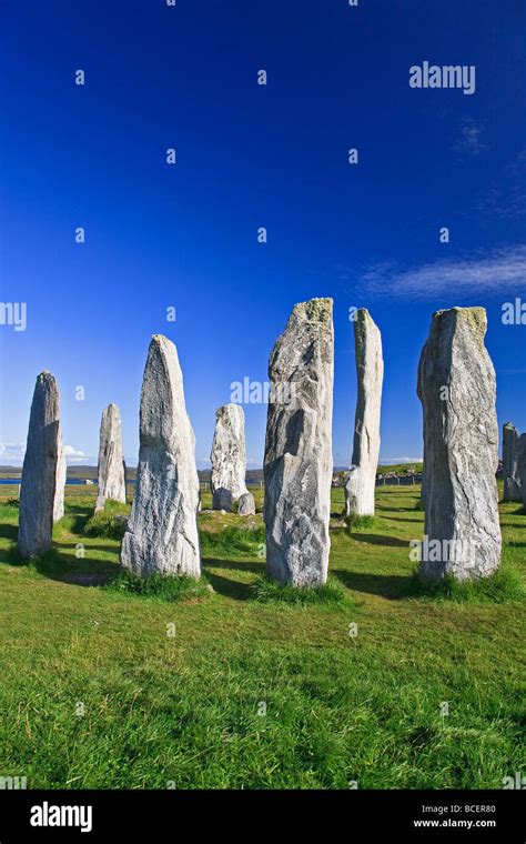 Callanish Stone Circle Isle Of Lewis Outer Hebrides Scotland Uk