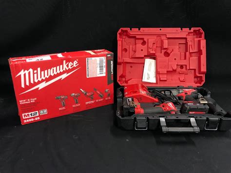 MILWAUKEE M12 5 TOOLS COMBO KIT, MILWAUKEE M18 CORDLESS DRILL SET