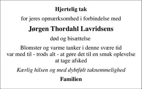 J Rgen Thordahl Lavridsen D Dsannoncer I Danmark