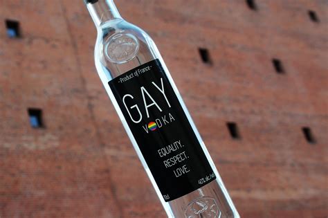 GAY VODKA Equality Respect Love