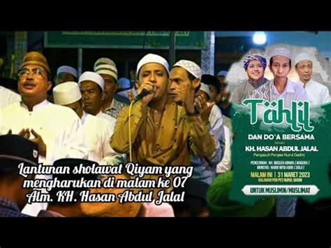 Mengharukan Mahallul Qiam Oleh Habib Rifqi Aidid Solo Di Malam Ke