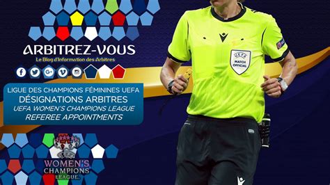 Uefa Women S Champions League D Signations Arbitres Referee