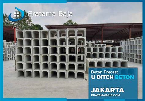 Harga U Ditch Jakarta Terlengkap 2024 Beton Precast Saluran Air