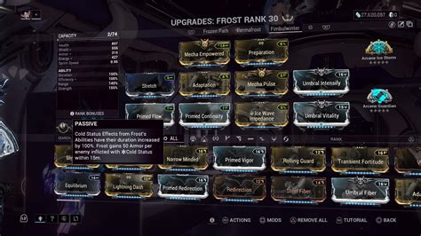 How have your Frost builds changed with his touch up? : r/Warframe