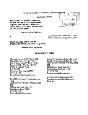 Fillable Online Courtswv Brief Of The Respondent Courtswv Fax Email