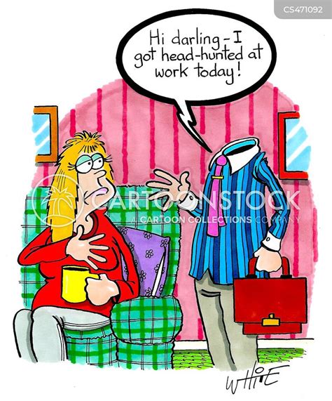 Head-hunter Cartoons and Comics - funny pictures from CartoonStock