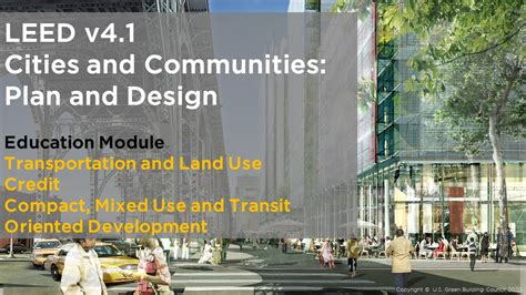 Leed V41 For Cities And Communities Pd Step By Step Guidance On Tr C Compact Mixed Use And