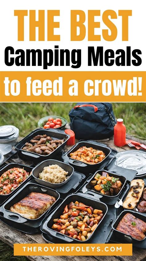 Easy Camping Meals For Large Groups Super Simple In Camping