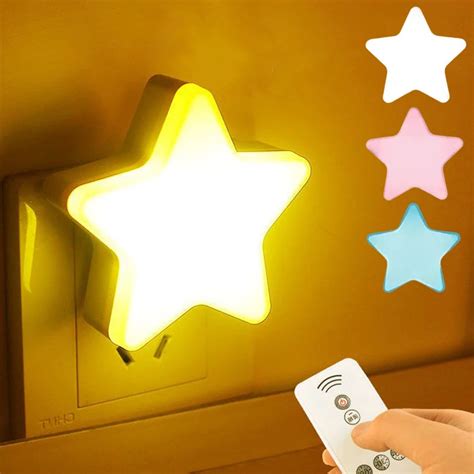 Veilleuse Led En Forme D Toile Avec T L Commande Lampe Douille D Cor De