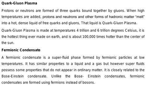 Explain The Seven States Of Matter