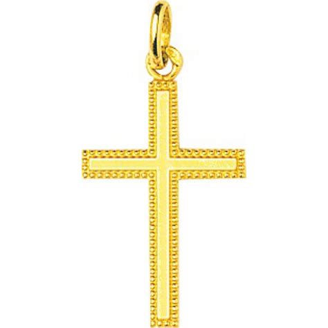 Pendentif Croix Or Jaune K Sur Bijourama R F Rence Des