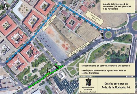 Desv Os Por Obras En La Avenida De La Aldehuela Y Corte De Tr Fico En