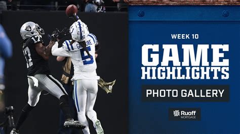 Game Highlights: Colts at Raiders, Week 10