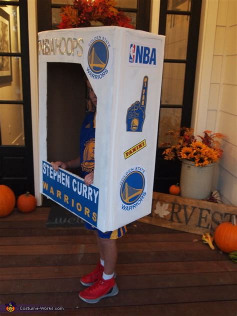 Stephen Curry Basketball Card Costume Photo 25