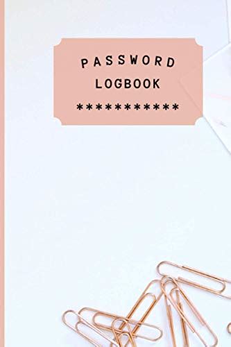 Password Logbook Amazing Password Book Password Logbook With