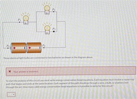 Solved Three Identical Light Bulbs Are Connected To Two Chegg