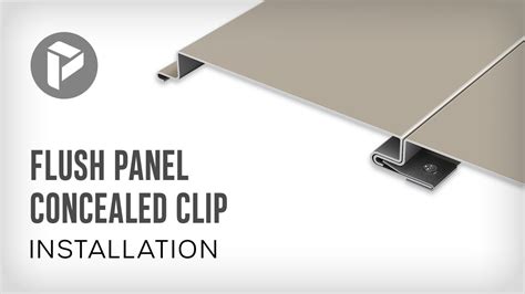 How To Install Flush Panel Concealed Clip YouTube